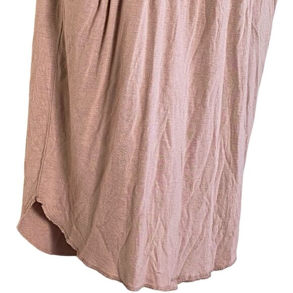 Wilfred Aritzia Blush Pink Drape Front Knee Length Dress Sz S - Picture 9 of 14